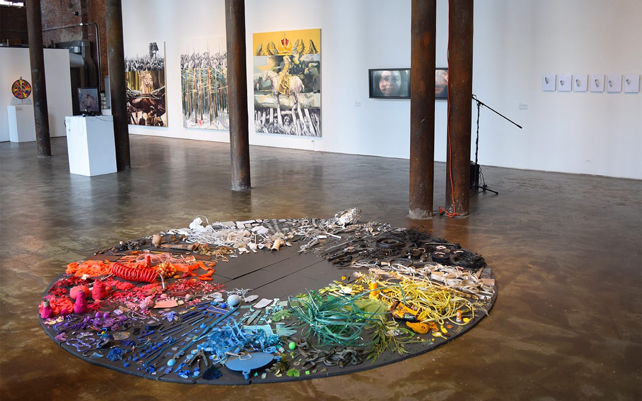 Installation view of 'Story of a Story' at Smack Mellon (all photos by the author)