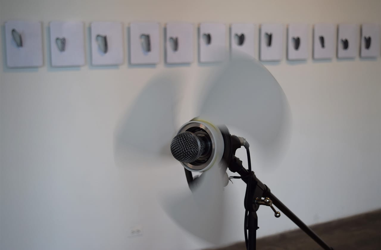 Detail of Jisun Beak, "The King has Donkey's Ear" (2013)