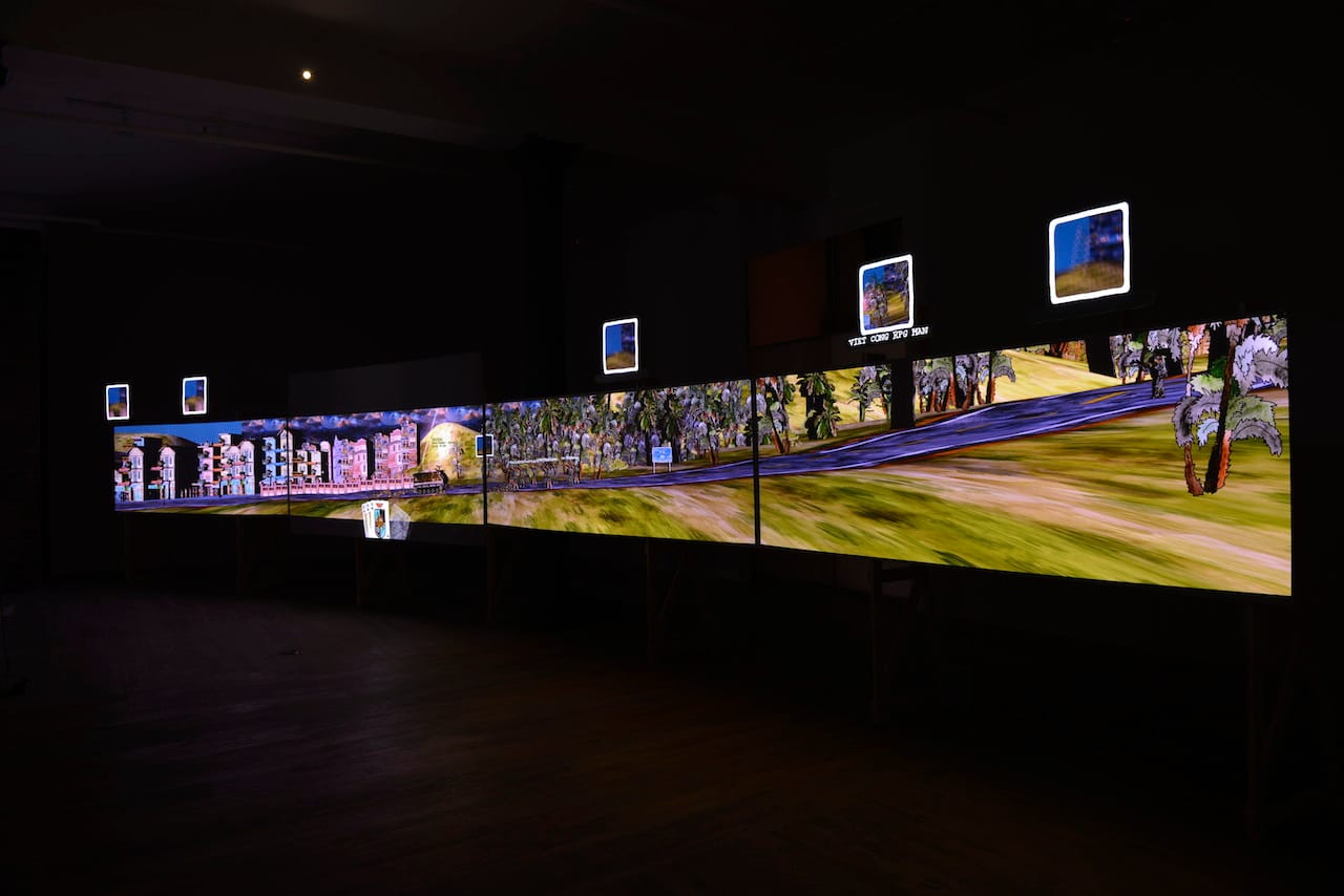 Eddo Stern, "Vietnam Romance" installation view