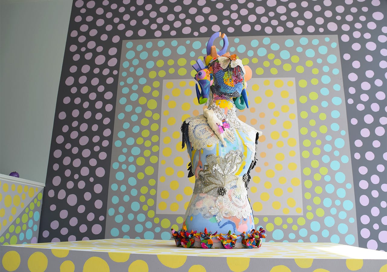 Saya Woolfalk, "ChimaTEK: Future Relic" (2015) at Andrew Edlin Gallery