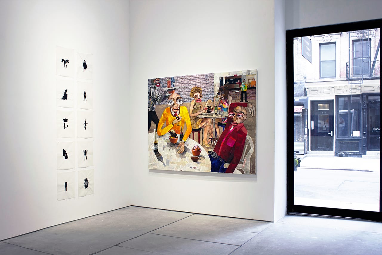Installation view, 'Guess Who's Coming to Dinner?' at Richard Taittinger Gallery (all images courtesy Richard Taittinger Gallery, New York)