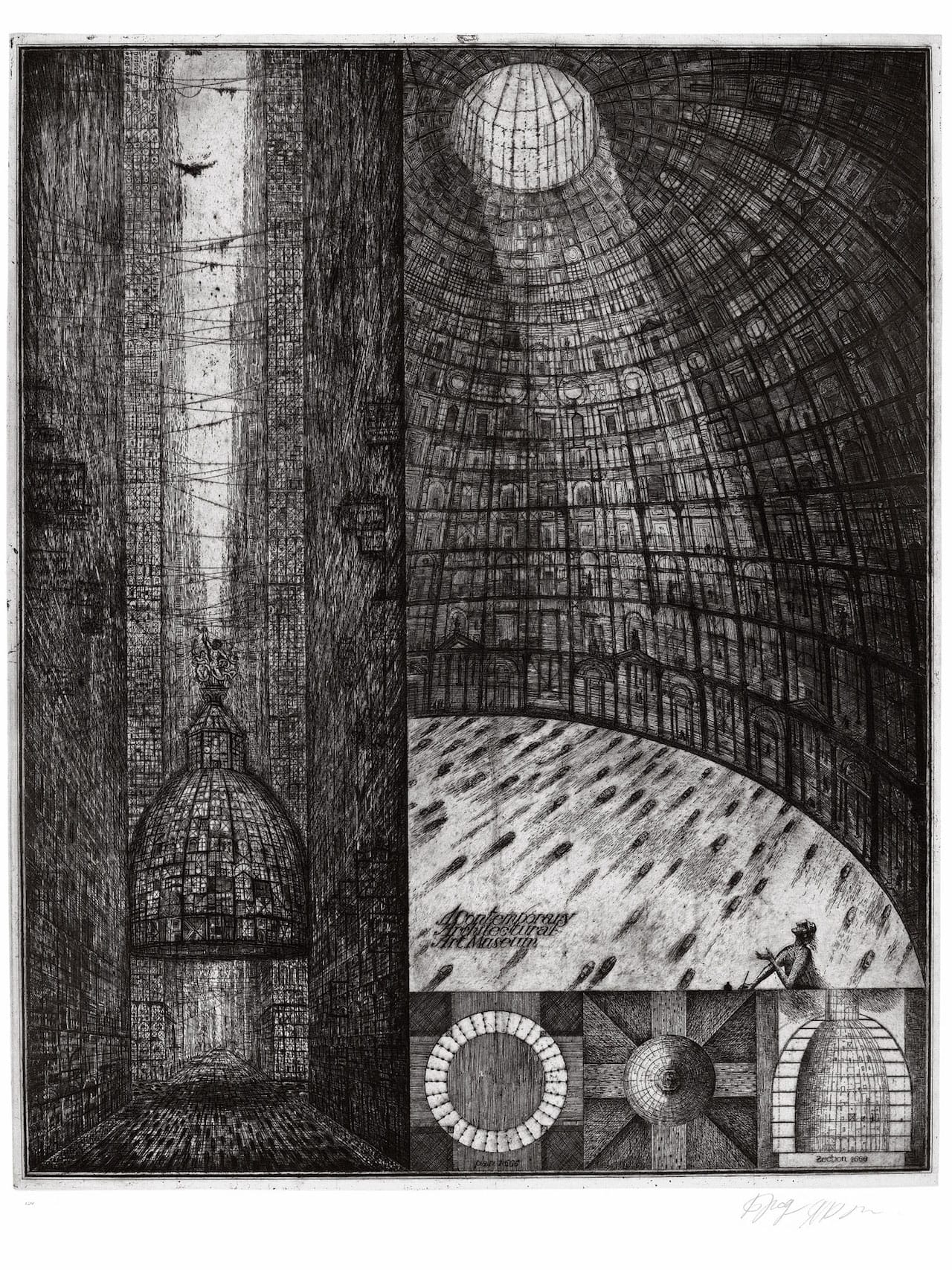 Alexander Brodsky and Ilya Utkin, "Contemporary Architectural Art Museum" (1988/90) (courtesy of Ronald Feldman Fine Arts Inc)