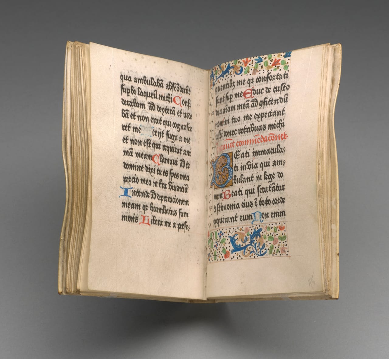 'Book of Hours for Salisbury Use' (about 1475), Bruges: (Colard Mansion for?), William Caxton (courtesy the Morgan Library & Museum)