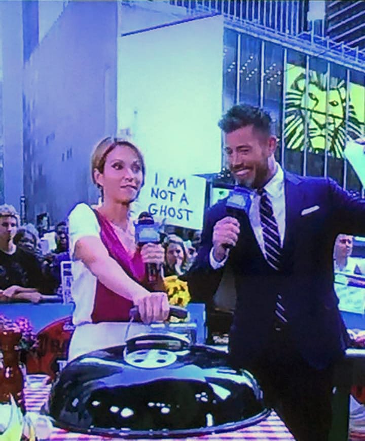 One of Christie Blizard's appearances on 'Good Morning America'