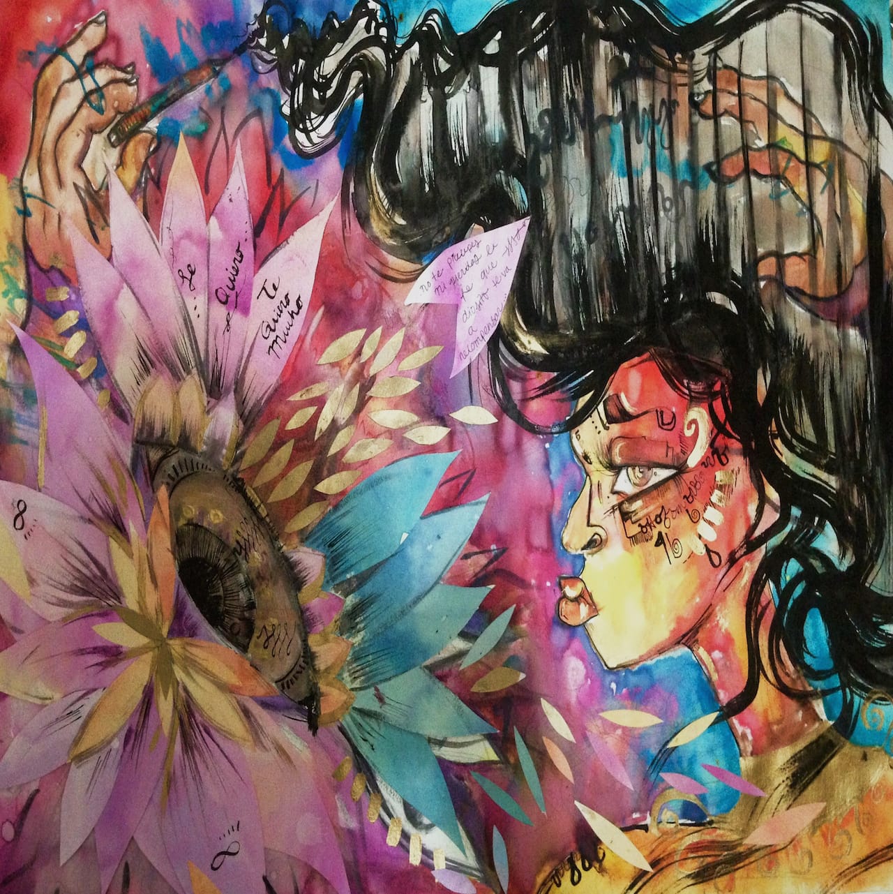 Painting by Gabrielle Tesfaye