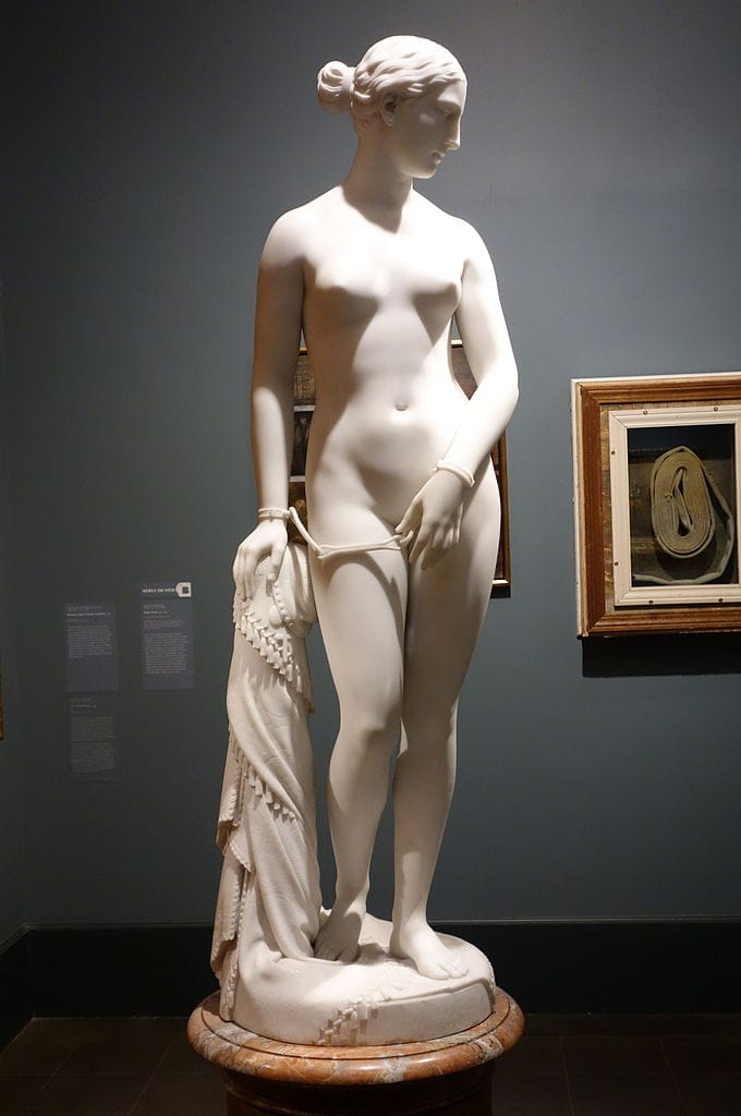 "Greek Slave" on view at the Brooklyn Museum (photo by Daderot, via Wikimedia)