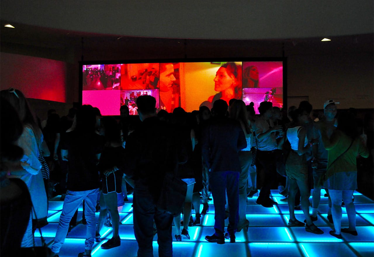 A view of 'Agathe Snow: Stamina' at the Guggenheim Museum