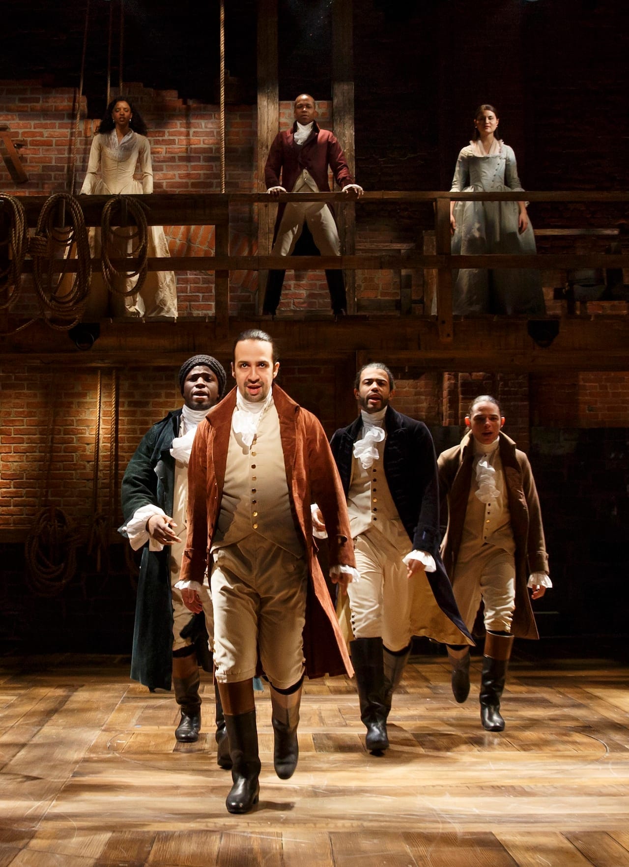 'Hamilton' on Broadway (photo by Joan Marcus)