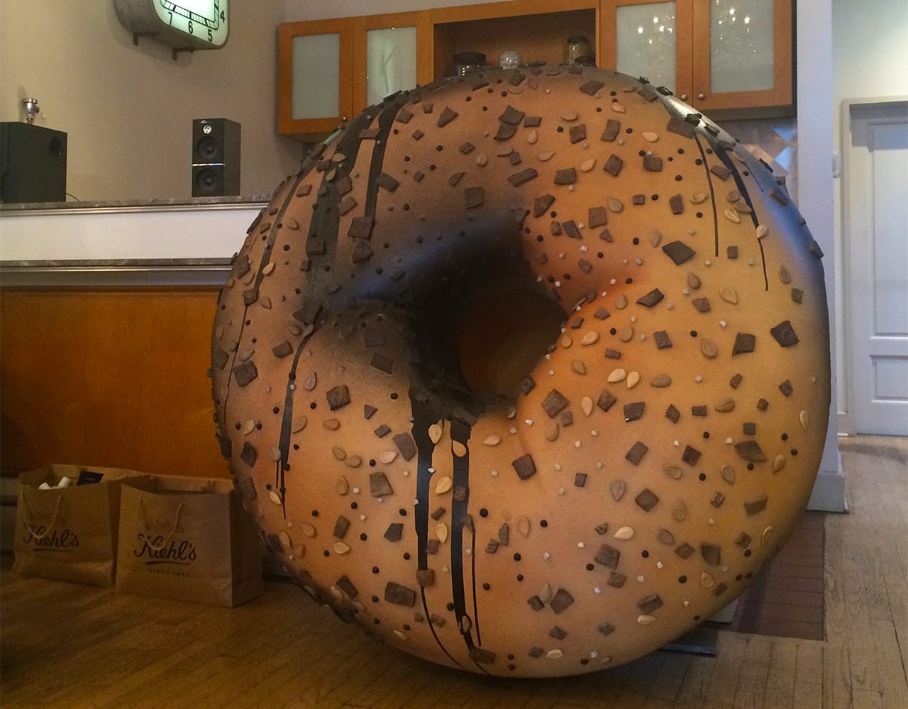 Installation view of Hanna Liden's 'Everything' in the Kiehl's flagship store