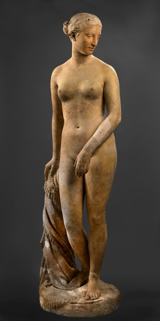 Hiram Powers, "Greek Slave" (1843), plaster (courtesy Smithsonian American Art Museum)
