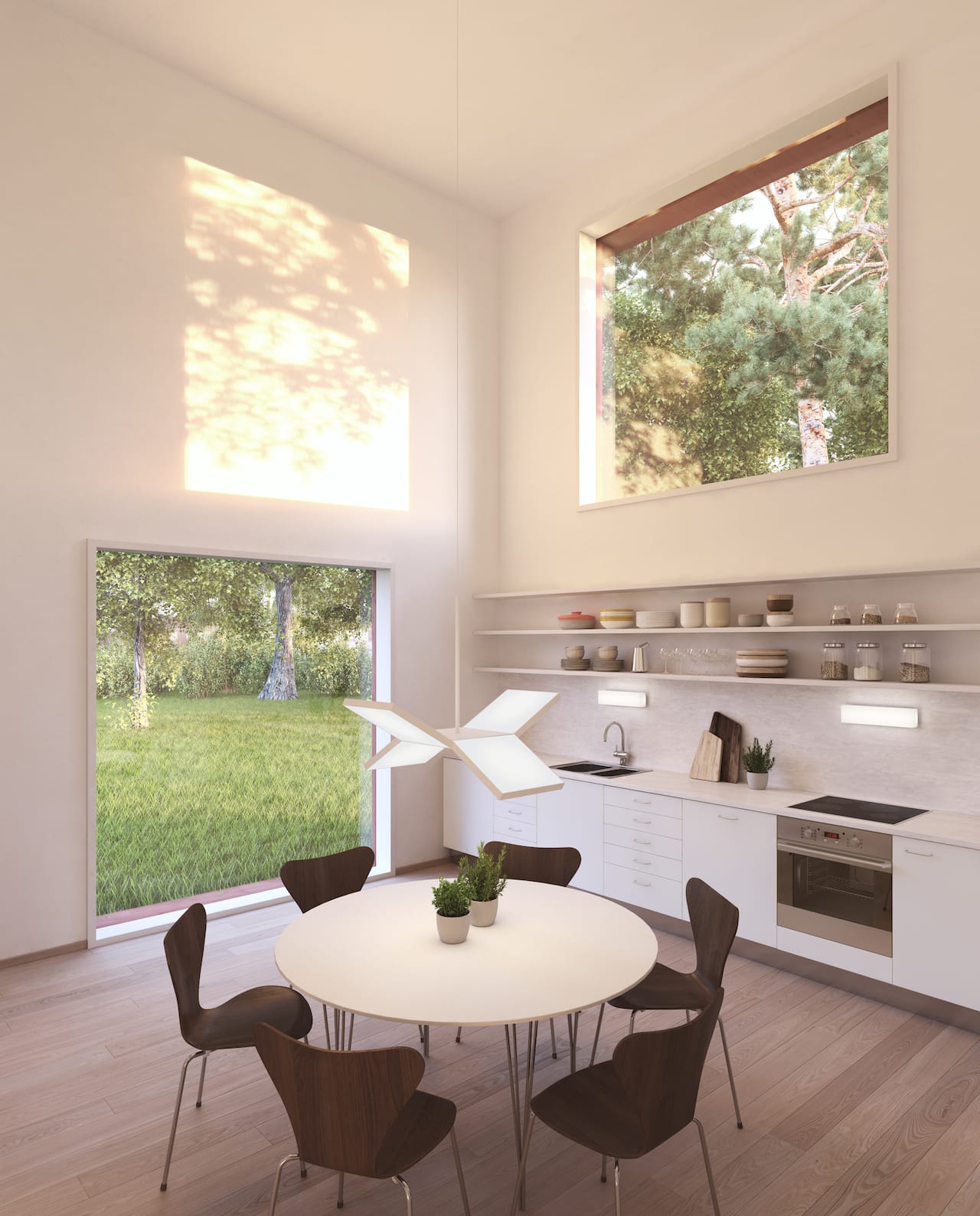 Kitchen in the "House of Clicks"