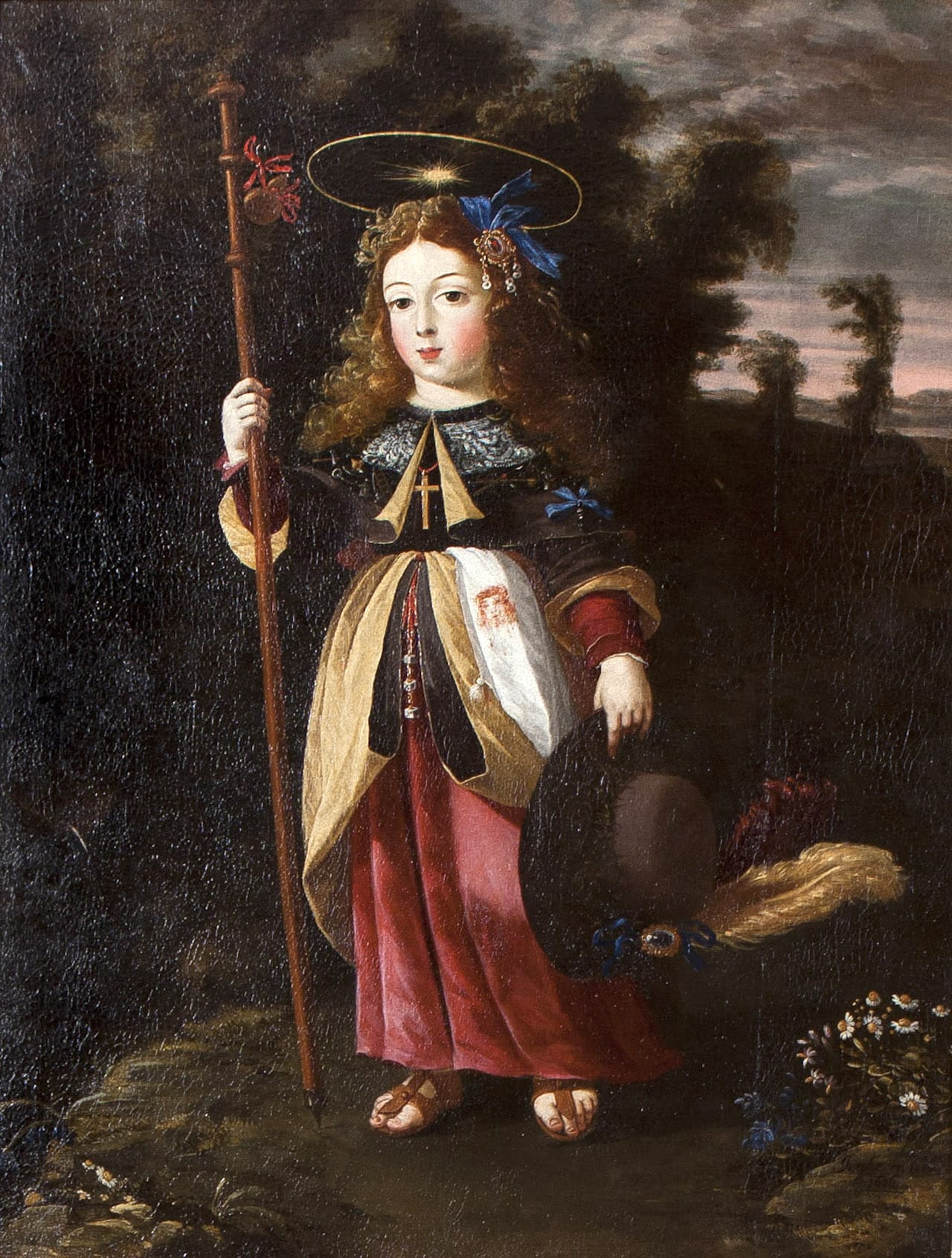 “Child Jesus Salvator Mundi” (1680), Oil on canvas, 110 ~ 73 cm, Collection Coimbra, Venerável Ordem Terceira