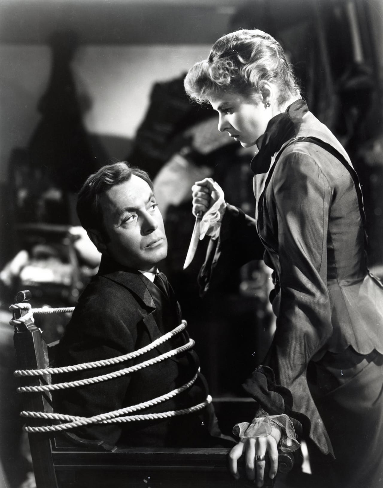 Bergman in 'Gaslight' (1944), USA, directed by George Cukor (image courtesy The Museum of Modern Art Film Stills Archive)