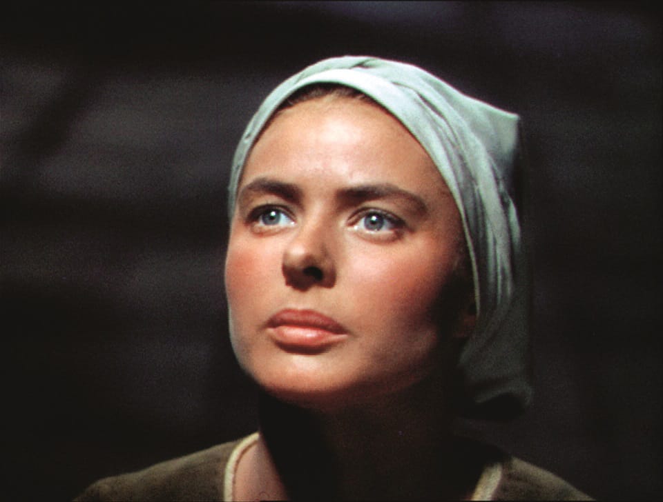 Bergman in 'Joan of Arc' (1948), USA, directed by Victor Fleming. (image courtesy CBS)