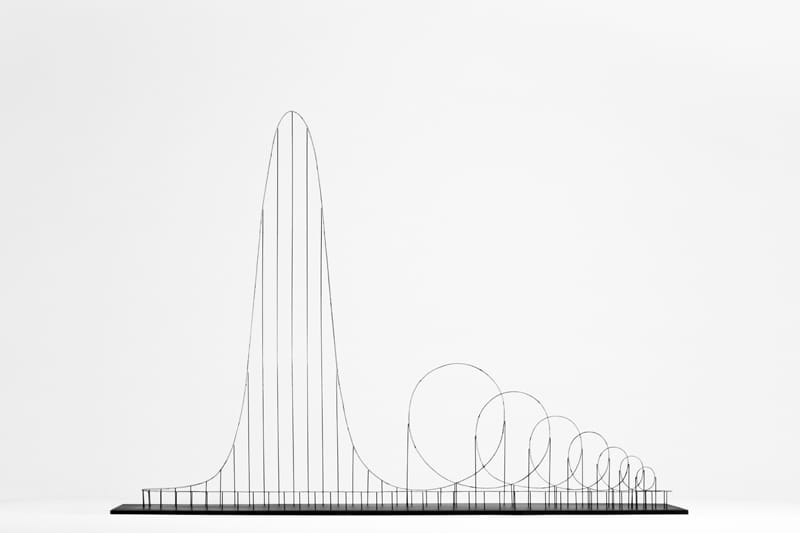 Julijonas Urbonas (Lithuanian, b. 1981). Design Interactions Department (est. 1989), Royal College of Art (UK, est. 1837). Euthanasia Coaster. 2010. Medical advisor: Dr. Michael Gresty, Spatial Disorientation Lab (est. 2003), Imperial College, London (est. 1907). Model making: Paulius Vitkauskas. Photography: Aistė Valiūtė and Daumantas Plechavičius. Video: Science Gallery (est. 2008), Trinity College Dublin (est. 1592). Video footage (human centrifuge training): William Ellis. Image and video courtesy of the artist