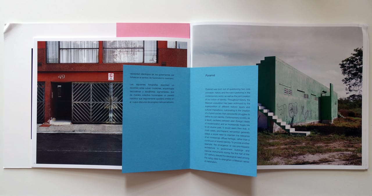 'Pyramid' by Pablo López Luz (photo of the book for Hyperallergic)