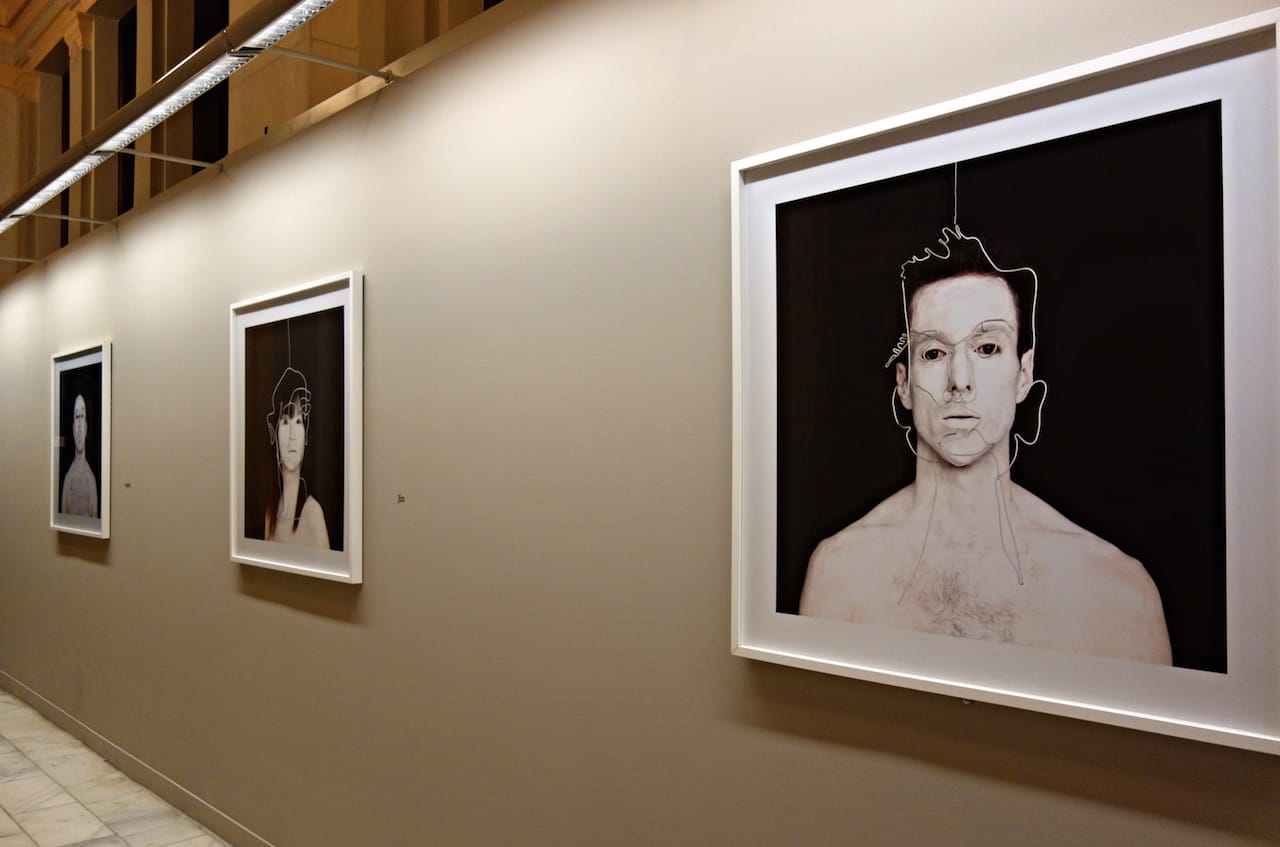 'Meryl McMaster: Second Self' installation view (photo by the author for Hyperallergic)