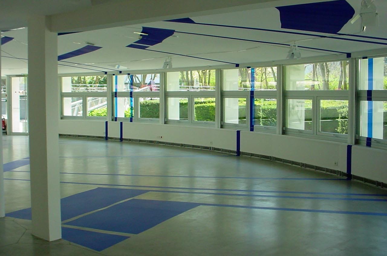 ”Sept carrés pour sept colonnes” (2015) side view 