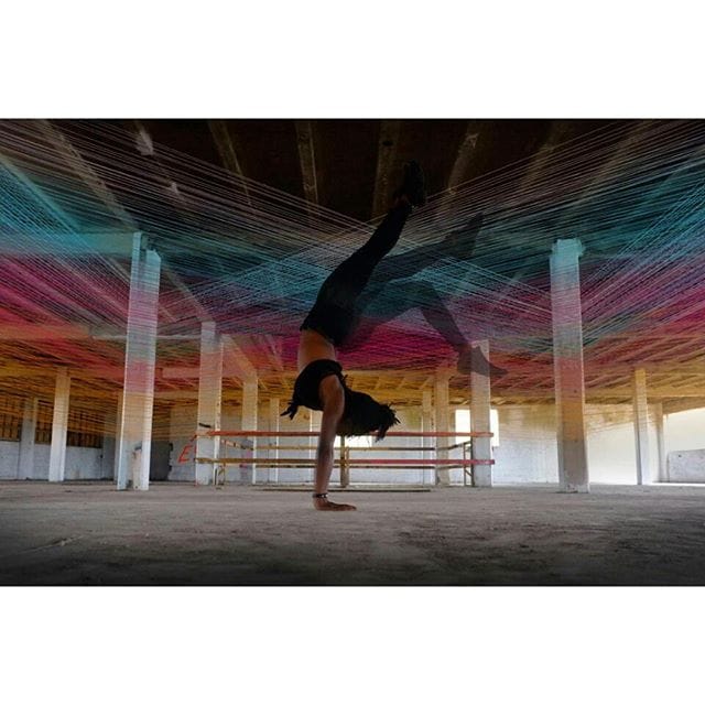 A shot of the installation from Grubbs's Instagram (photo by @khaitect/Instagram)