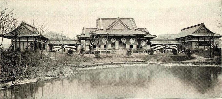 The Japanese Phoenix Pavilion, known as the Ho-o-den, from the 1983 World's Columbian Exposition (photo via Wikipedia)