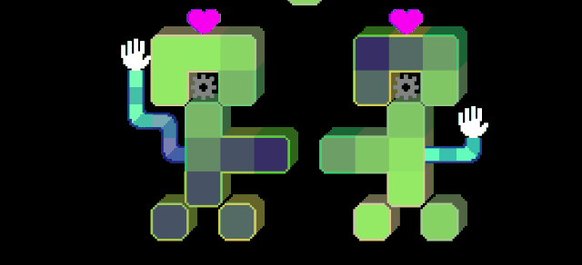 'Tough Love Machine' by Andrew Morrish (GIF by the creator via Itch.io)