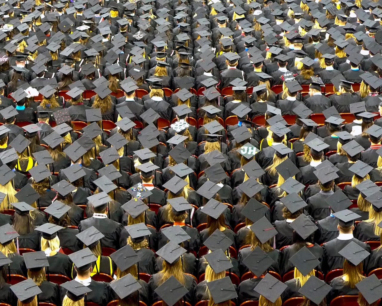 A graduation ceremony (Image courtesy Flickr/John Walker)
