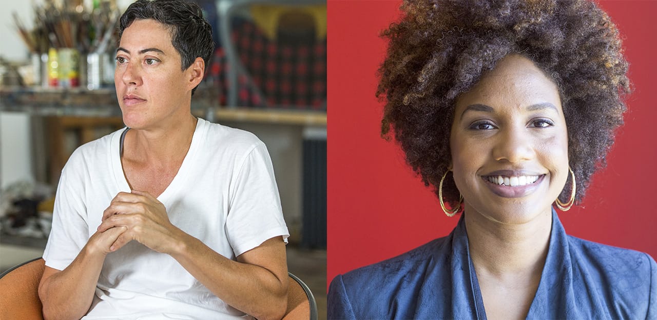 Left, Nicole Eisenman, and, right, LaToya Ruby Frazier. (photo courtesy John D. & Catherine T. MacArthur Foundation)