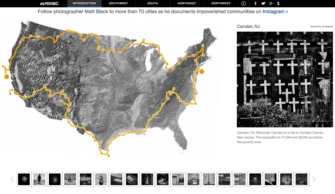 'Geography of Poverty' on MSNBC (screenshot via msnbc.com)