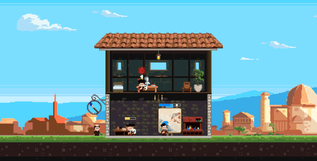 "Guild Game," a game based on the Italian Renaissance painting guilds (courtesy Lucas Molina)