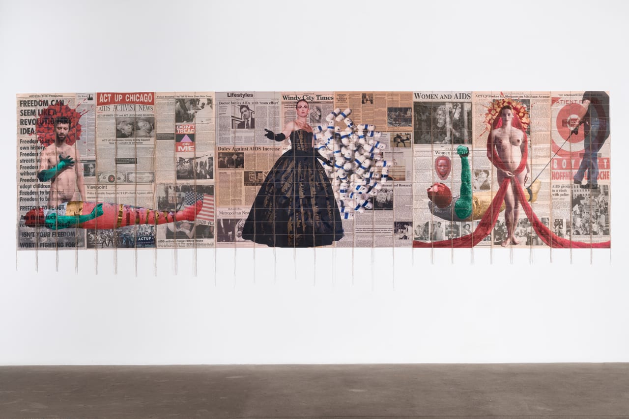 Hunter Reynolds "Survival AIDS ACT UP Chicago - A Revolution" (2015)