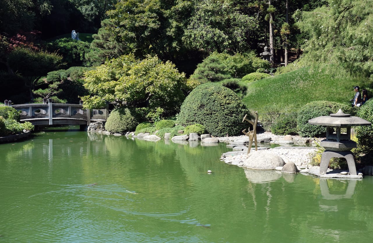 Isamu Noguchi at the Brooklyn Botanic Garden