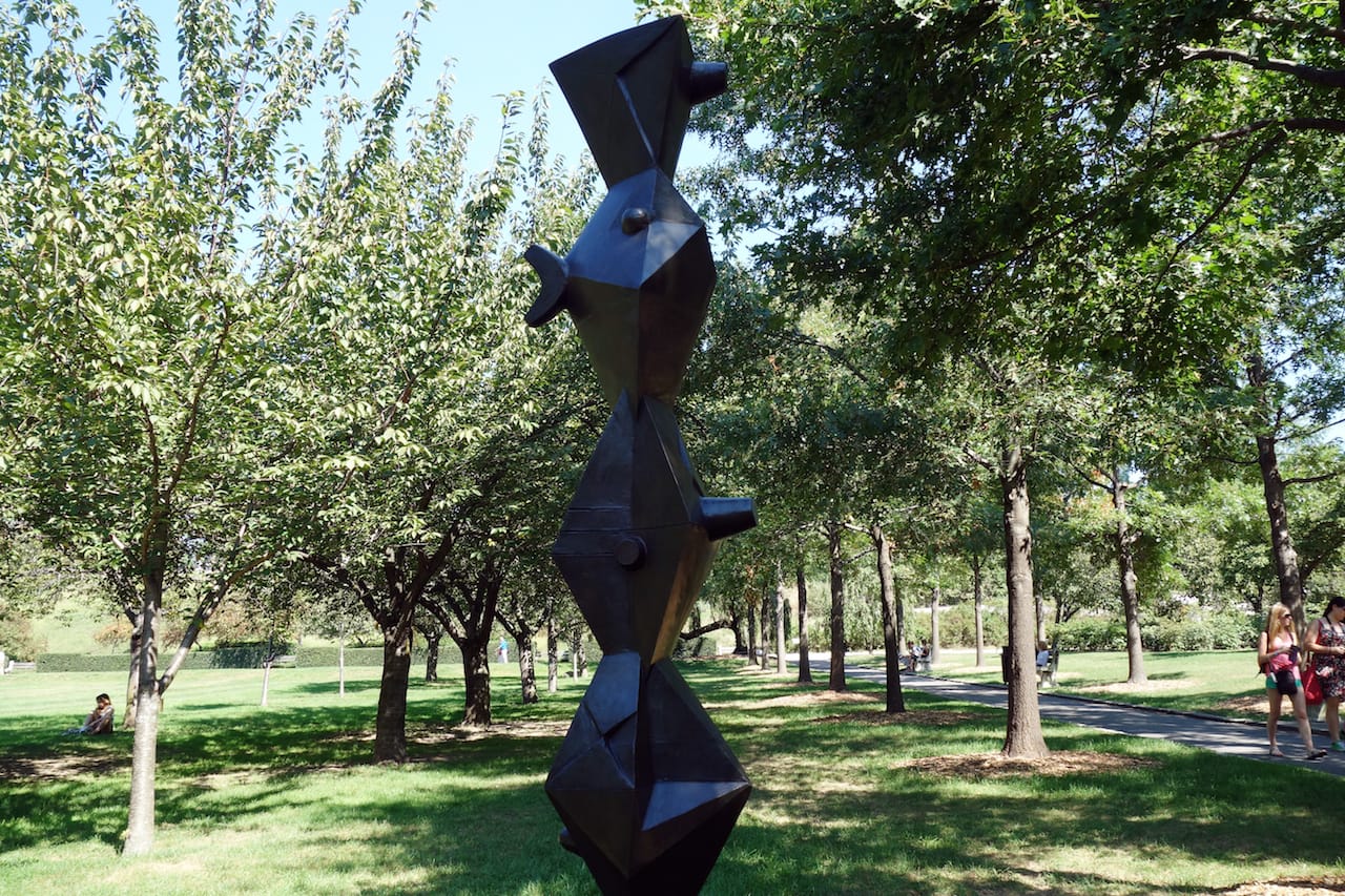 Isamu Noguchi at the Brooklyn Botanic Garden