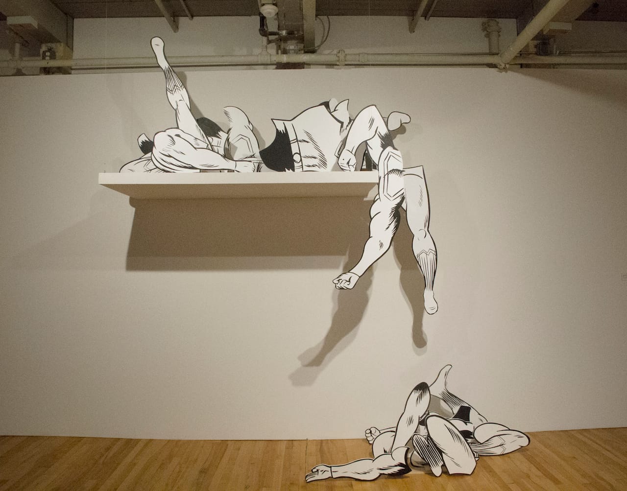 Jim Shaw superman bodyparts