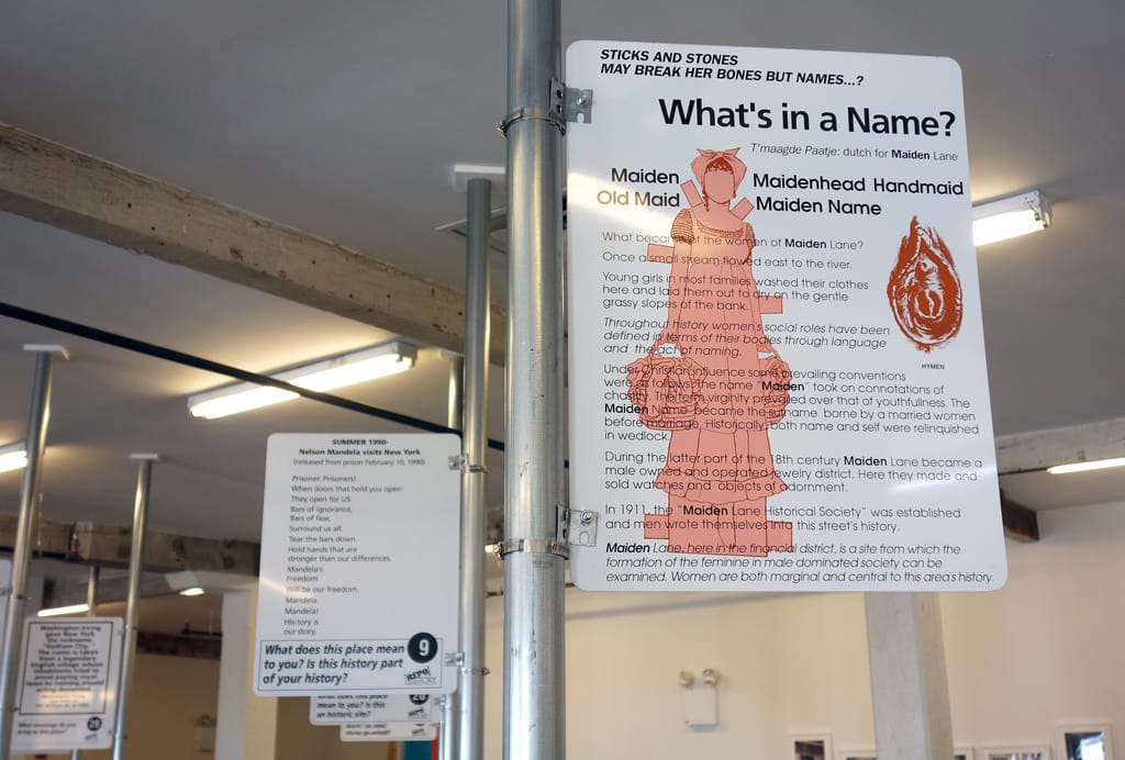 Lower Manhattan Sign Project