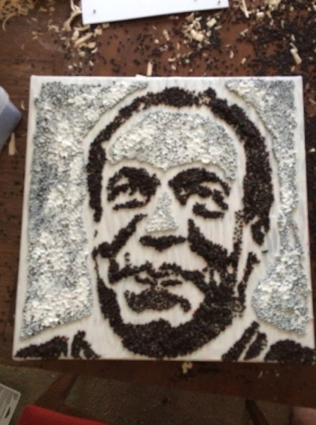 A portrait of Bill Cosby by Nick Rindo (Courtesy of Nick Rindo) 