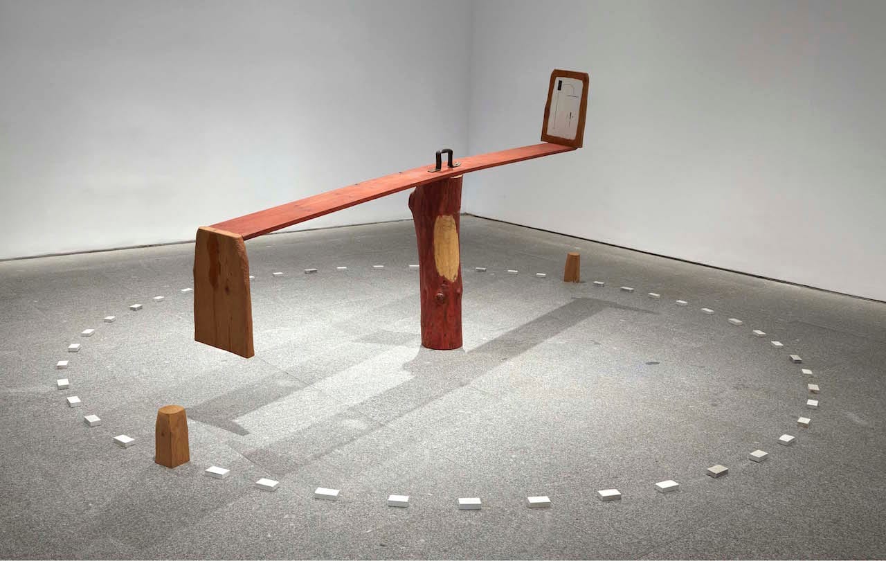 Ree Morton, "See-Saw" (1974) (collection of Catherine and Will Rose, Dallas)