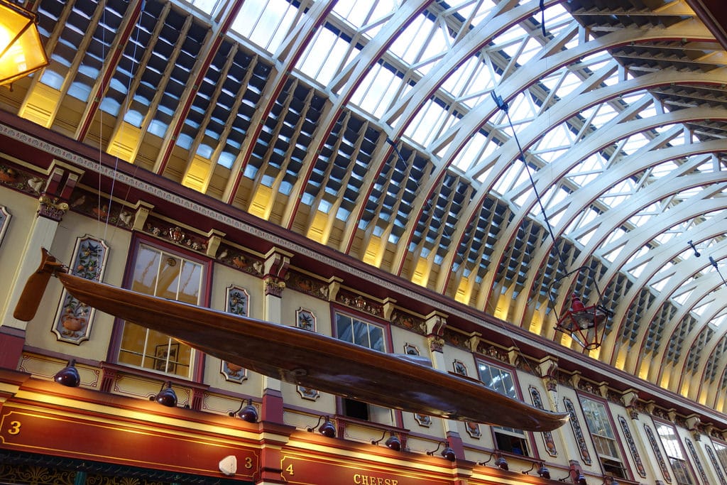 Adam Chodzko, "Ghost," installed in Leadenhall Market