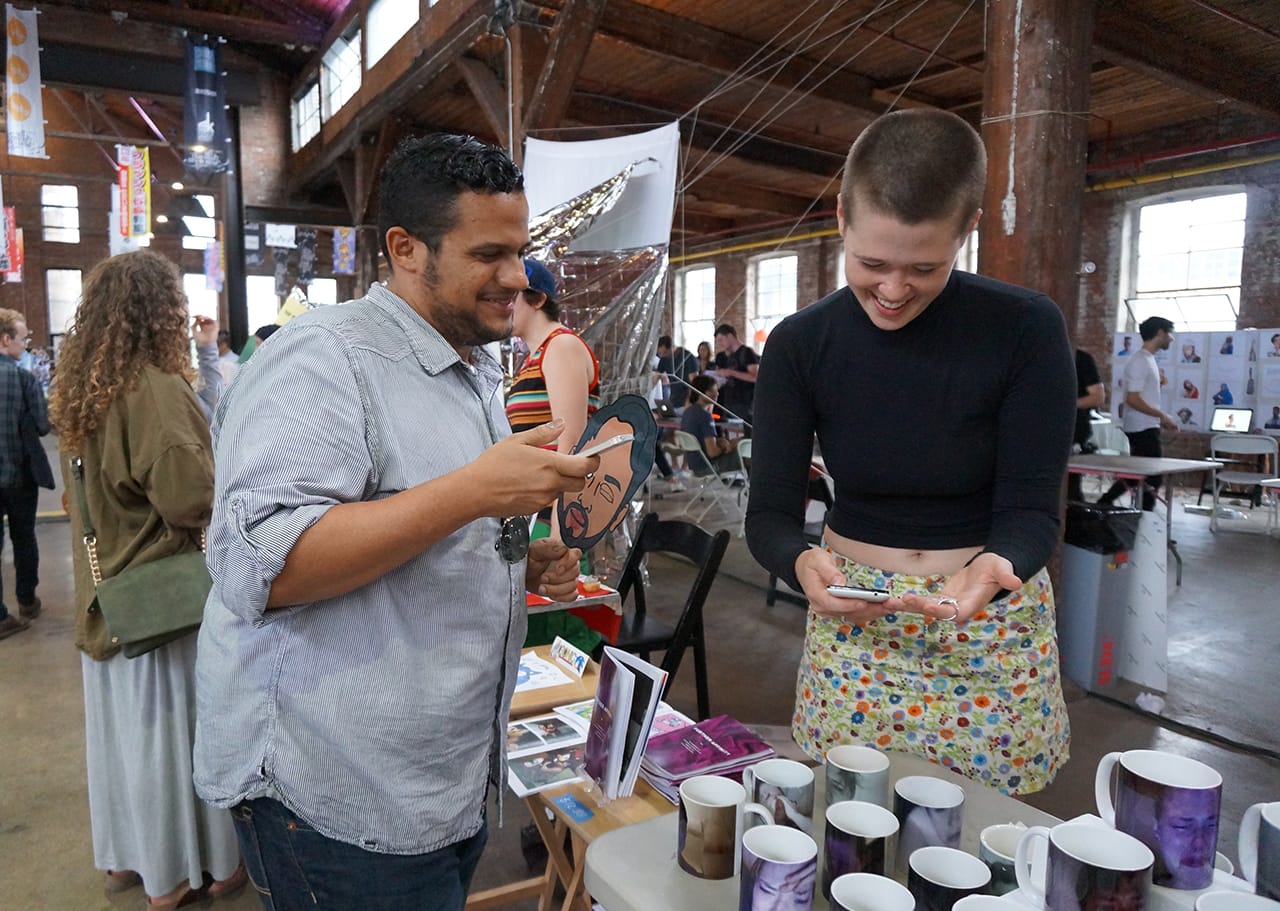 Artist Sessa Englund deleting one of her Instagram photos 