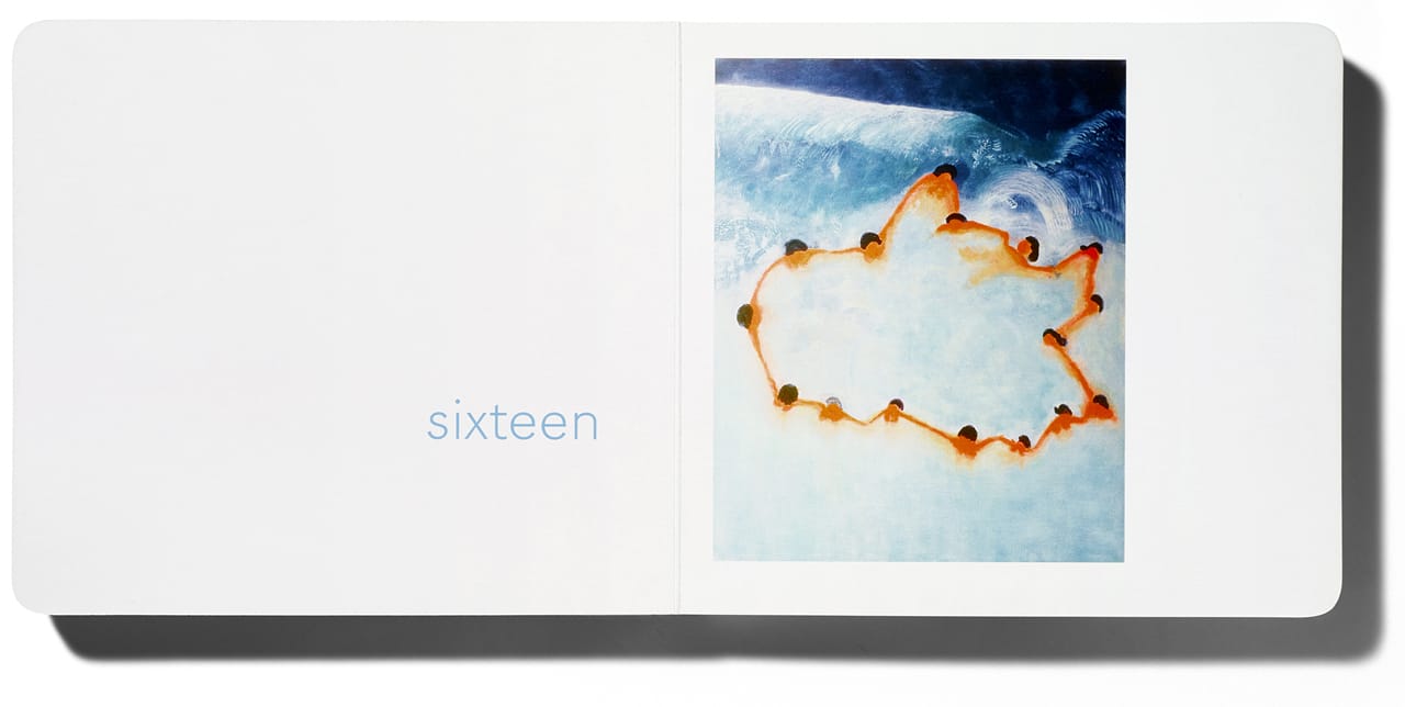 Pages from 'Six' with art by Katherine Bradford (courtesy Home Grown Books)