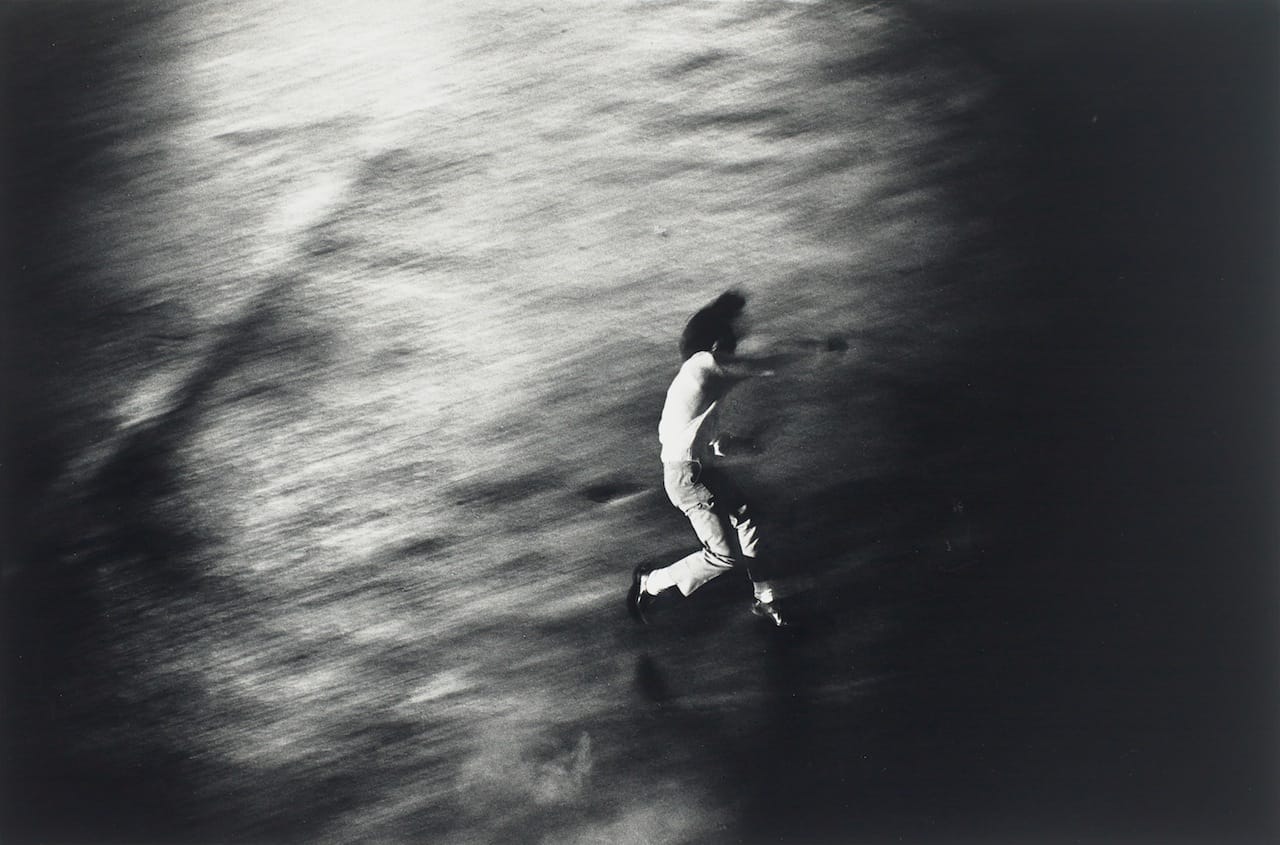 Shōmei Tomatsu (1930-2012), Protest 1 from the series Oh! Shinjuku, 1969, printed 1980. Gelatin silver print, 9 7/8 x 13 7/8in. The Museum of Fine Arts, Houston, Museum purchase funded by the S.I. Morris Photography Endowment and Morris Weiner, 2011.765. © Shōmei Tōmatsu – INTERFACE