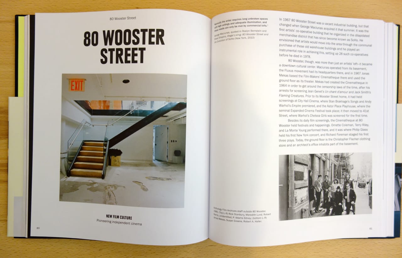 'Unforgotten New York: Legendary Spaces of the Twentieth-Century Avant-Garde' (photo of the book for Hyperallergic)