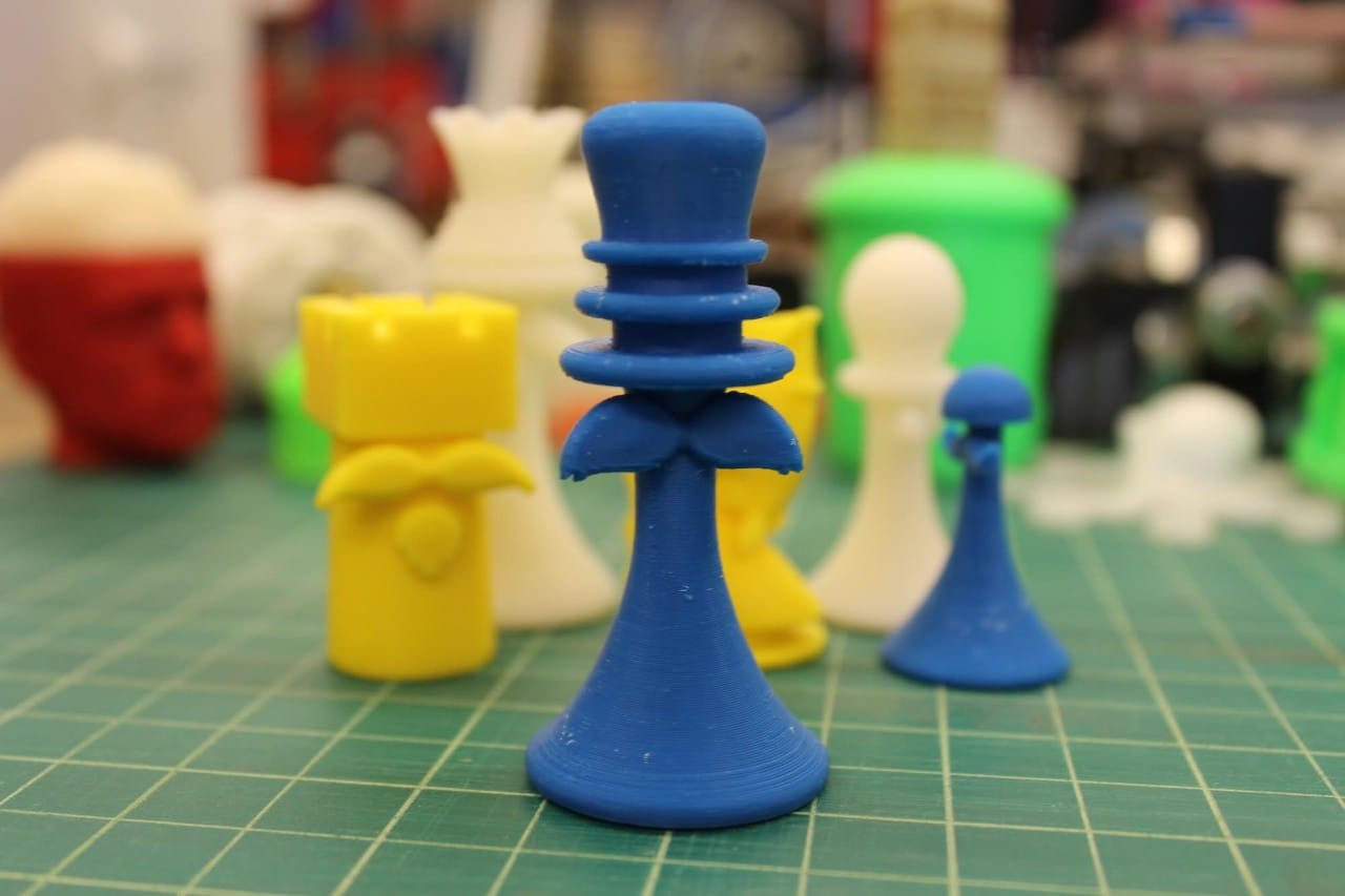 Creation of Scott Kildall and Bryan Cera, "Chess with Mustaches," (2015)