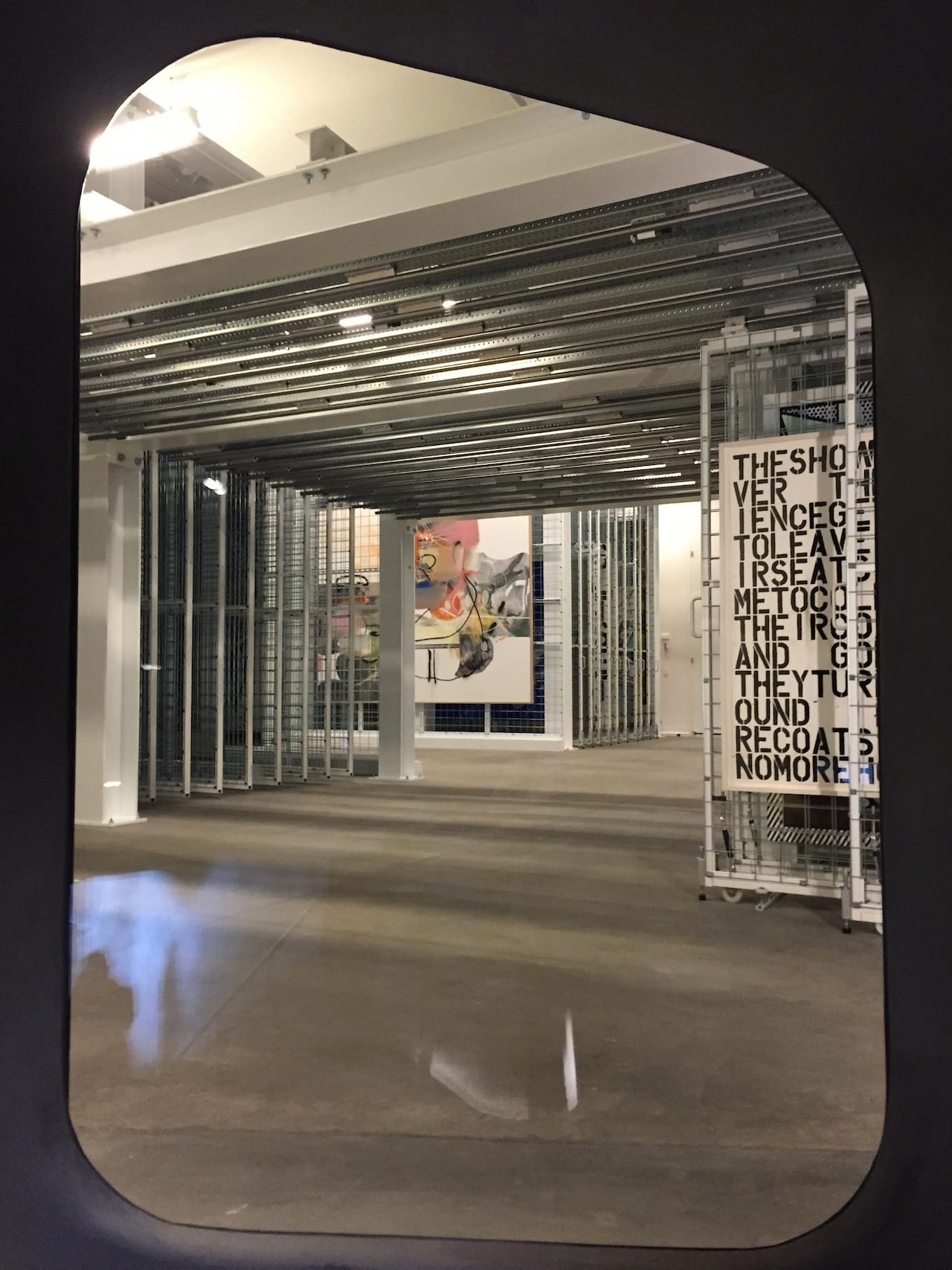 Window into the vault.