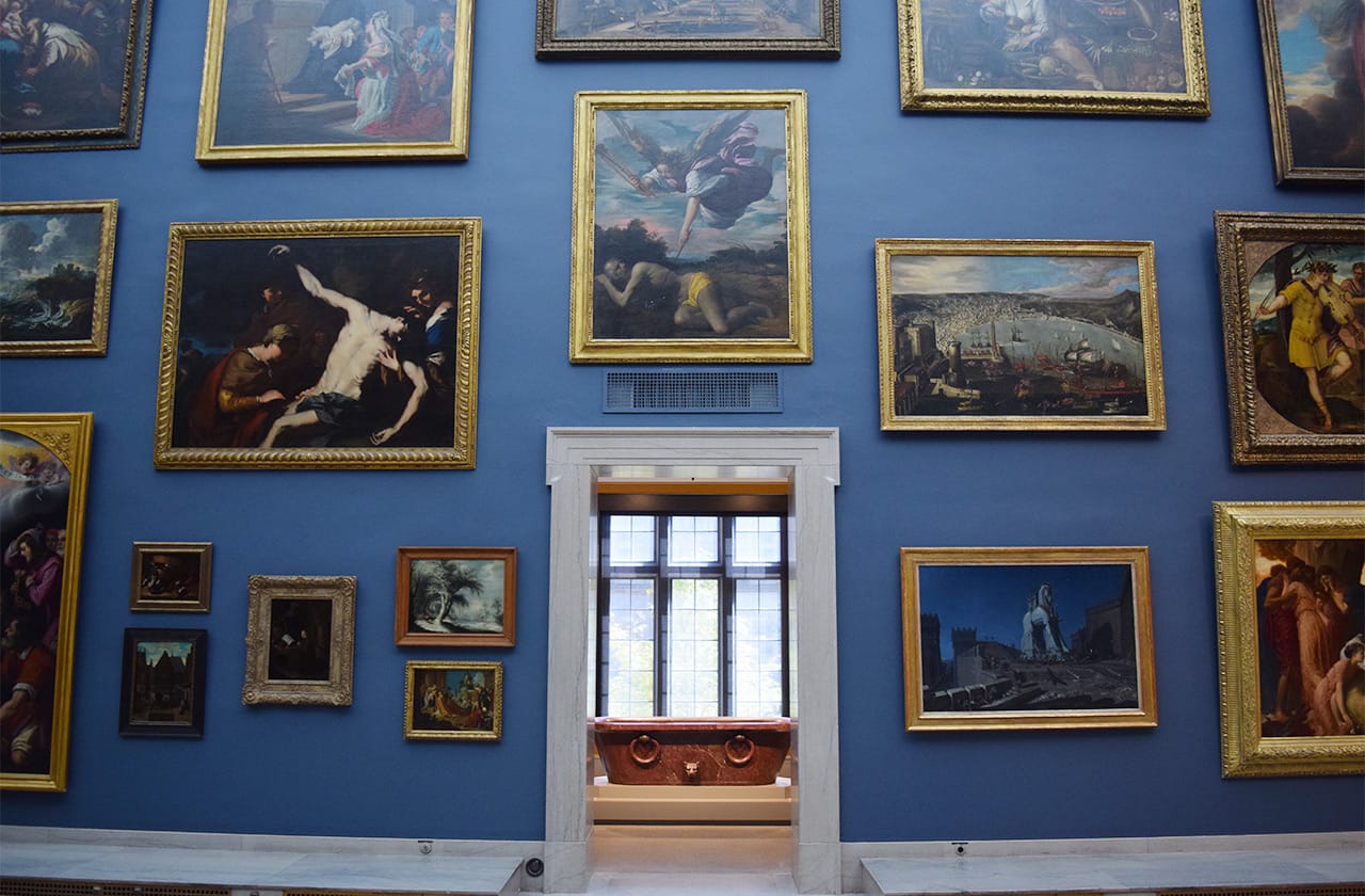 Installation view of the Wadsworth Atheneum's renovated and rehung Morgan Memorial Building