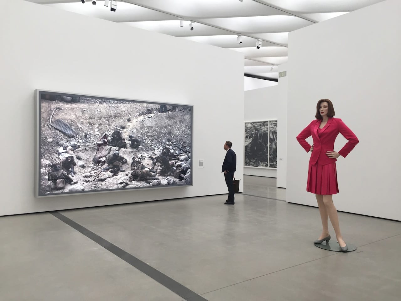 Jeff Wall and Charles Ray.