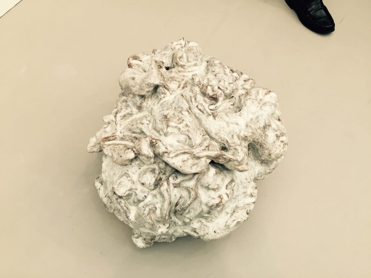 Richard Deacon's gnarly clay piece touched on all of the things I best liked about Frieze 2015.
