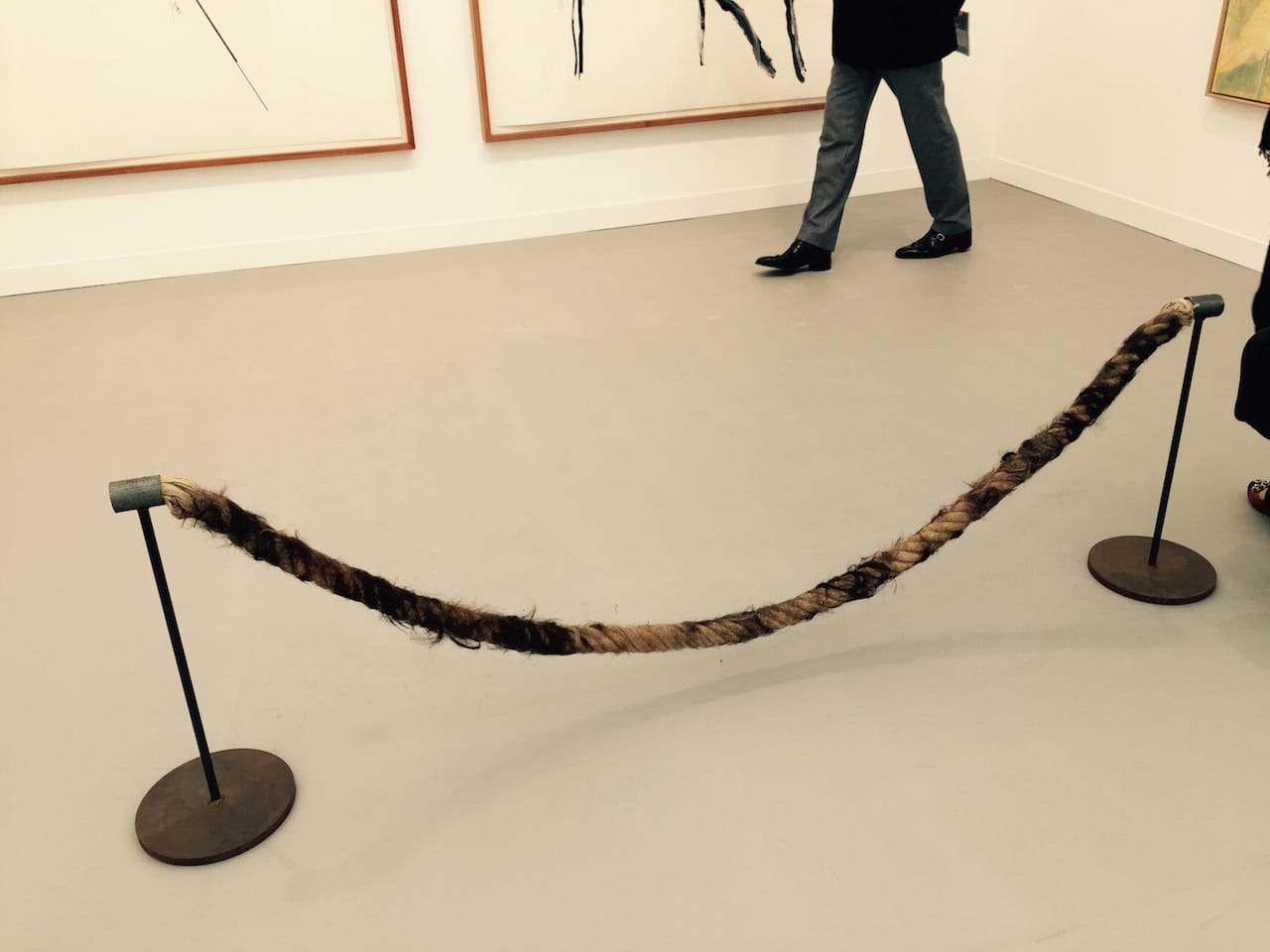 The dimensions for Miroslaw Balka's "200x60x24" lovingly contradicted the work's title — they are 60 cm by 200 cm by 24 cm