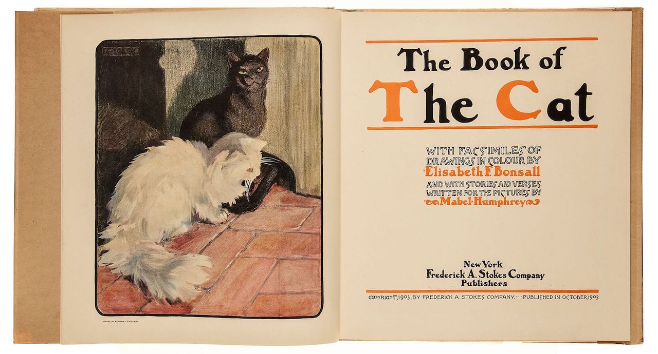 Elisabeth Bonsall, "The Book of the Cat" (1903)