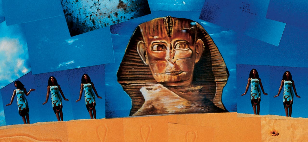 Lara Baladi, detail from "Oum el Dounia" (2000-2007), wool and cotton 