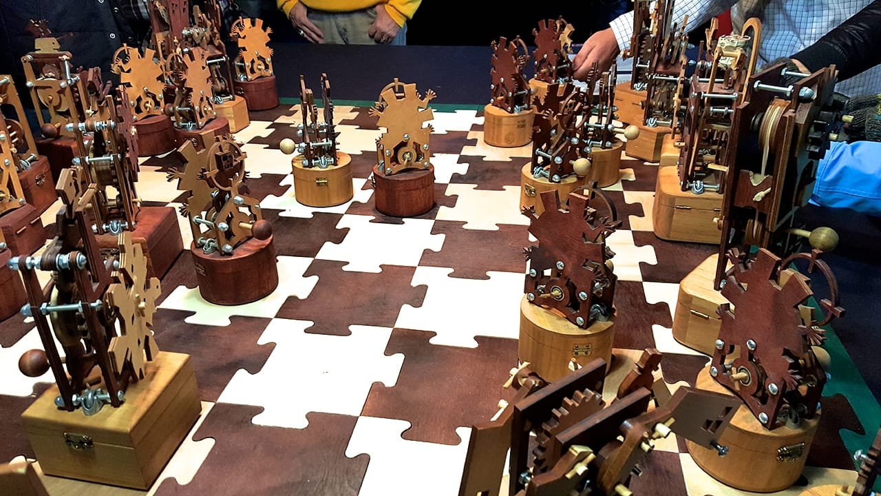 Andrew Malone's "Rebellion Chess Set" at the B.O.B.